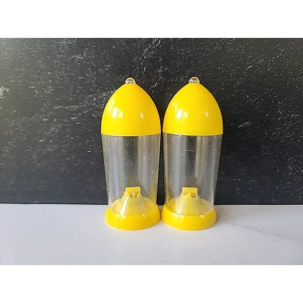 Atomic Rocket Kasin Space Age Salt And Pepper Shakers Vintage